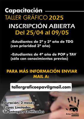 Capacitación Taller gráfico 2025