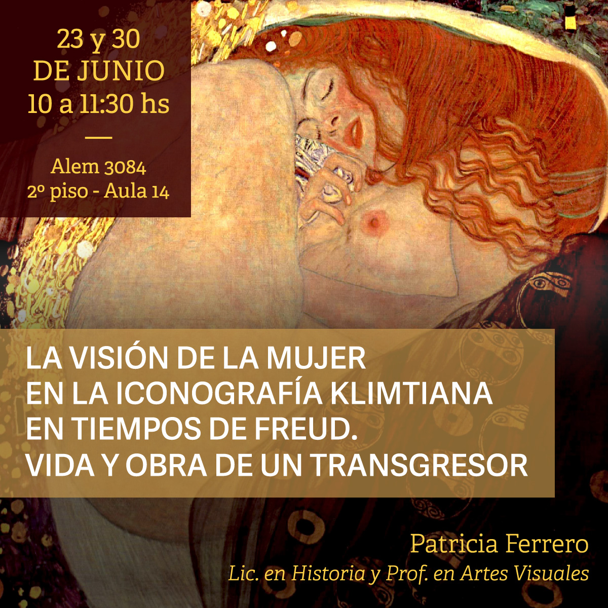 Curso: La visión de la mujer en la iconografía Klimtiana